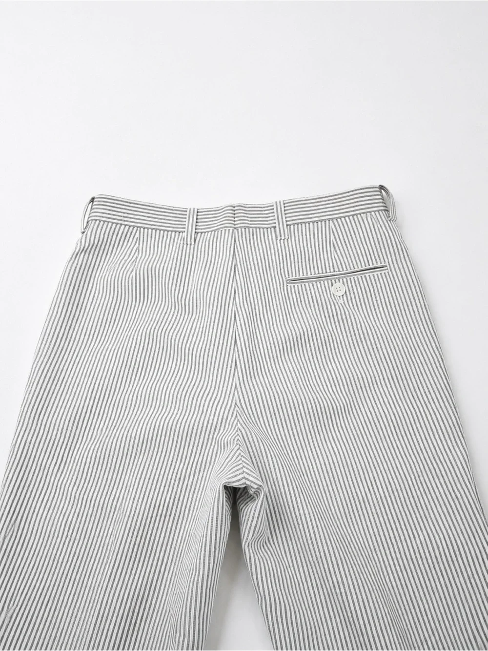 Lauren Ralph Lauren Seersucker Pants 16R Boys Ivory Blue Stripe Cotton Preppy